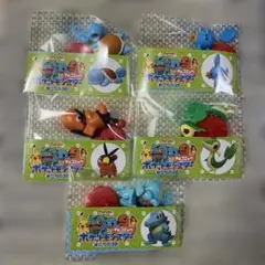 チョコエッグ　ポケモン　旅立ちの3匹　5種セット　ゼニガメ　ポカブ　ワニノコ他