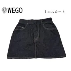 WEGO レディース ミニスカート ブラック デニム生地