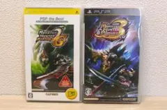 PSPソフト モンハン MHP2G + MHP3rd　2本セット（動作未確認）