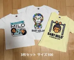 ❣️在庫整理特価❣️ BAPE KIDS ポケモンTシャツ 3枚セット 120正規品 