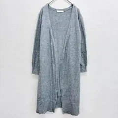 アメリカンホリック ロングカーディガン グレー Vネック 羽織り ライトアウター