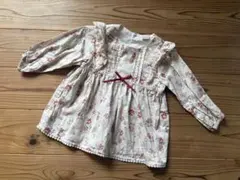 ◎美品　プティマイン　花柄　ブラウス　チュニック　100