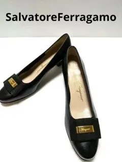 SalvatoreFerragamoパンプス5 1/2 22.5cmブラック