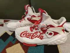 ANTA Coca-Cola コラボ スニーカー ホワイト レッド 23.5cmのサムネイル