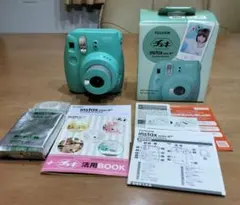 FUJIFILM チェキ instax mini 8+ ミントグリーン フィルム