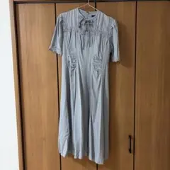 an another angelus 半袖ワンピース ライトブルーのサムネイル