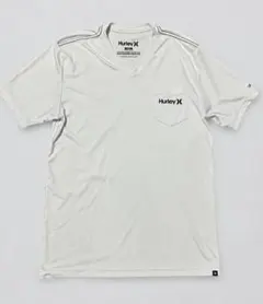 Hurley ラッシュガード Vネック ポケット付き ホワイト L