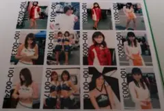 レースクイーン　写真　はがきサイズ　24枚　牛川とこ　ほか　アイドル　タレント レースクイーン 写真 はがきサイズ 25枚 ニッセキ ほか アイドル