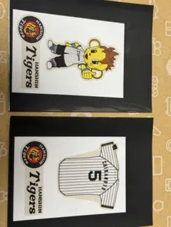 阪神タイガース フェイスペイントシール 近本光司 背番号5 コラッキー
