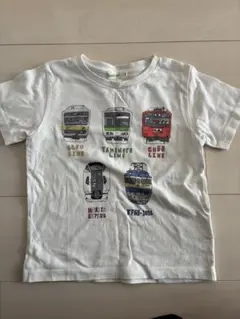 BEAMS mini 電車プリント Tシャツ 110cmのサムネイル