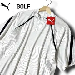 XL プーマゴルフ ストレッチスムーステックカット モックネック 半袖シャツ