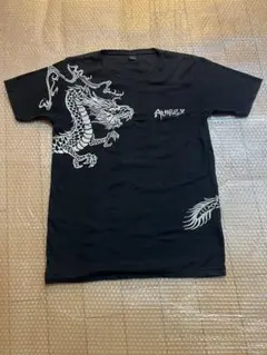 AVIREX ドラゴンプリント Tシャツ 黒　ＸＬ