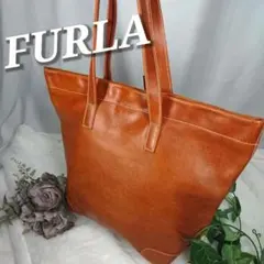 超美品FURLA●大容量トートバッグ●A4ビジネスバッグ●肩掛けショルダーバッグ