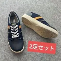 新品 2足セット moz モズ スウェーデン ゴム紐 スリッポンスニーカー