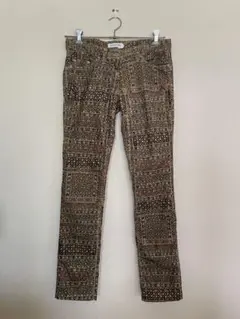 ISABEL MARANT 幾何学模様　パンツ　デニム
