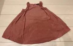 COMME CA ISM フリル付きワンピース 100A