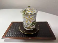 香蘭社 蓋付湯呑 茶托 セット 歳時記のサムネイル