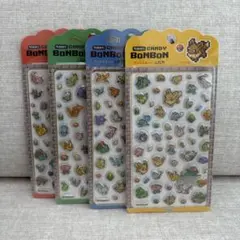 【韓国限定】正規品 ポケモン キャンディボンボンステッカー ピクセル 4種セット