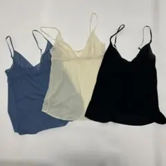 UNIQLO マメクロゴウチ キャミソール3枚セット Mサイズ