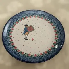 新品 ポーランド 食器 テレサ・リアーナ 20cm プレート りす リス