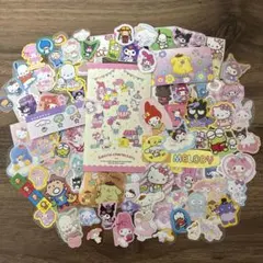 サンリオ キャラクター シール おすそわけ レトロ ステッカー
