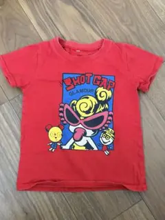 SHOT GAP GLAMOUR 赤 Tシャツ