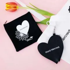 mini3月号付録⭐️Mardi Mercredi ハートポーチチャーム＆ポーチ