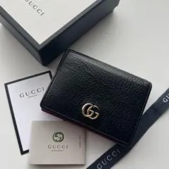 280 美品 GUCCI グッチ マーモント 2つ折り財布