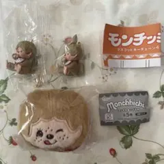 モンチッチ　フェイスぬいぐるみ　マスコットキーチェーン4