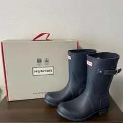 HUNTER ハンター Original Short ネイビー レインブーツ