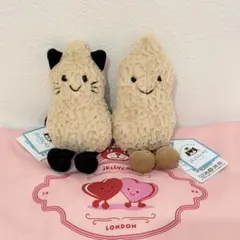 ジェリーキャット jellycat ピーナッツ　ぬいぐるみ　正規品　バレンタイン
