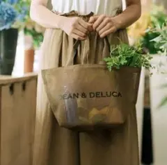 【新品未使用】即日発送!DEAN&DELUCA メッシュトートバッグ ブラウン