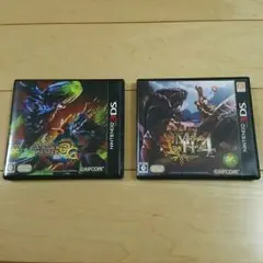 3DS モンハン2本セット モンスターハンター 3G 4 カプコン