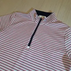 IGNIO レディース　モックネックシャツ ボーダー　Mのサムネイル