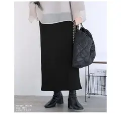 reca 裏起毛ボンディングタイトスカート