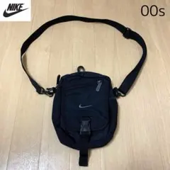 ナイキ　nike 00s ショルダーポーチ　バッグ　ミリタリー　刺繍ロゴ　多機能