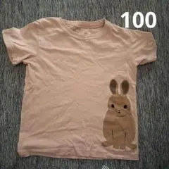 うさぎイラスト Tシャツ 100サイズ