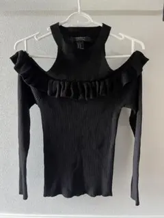 新品未使用品　FOREVER 21 ブラックニットトップス 約60cm