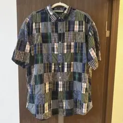 GAP 半袖　パッチワークシャツのサムネイル