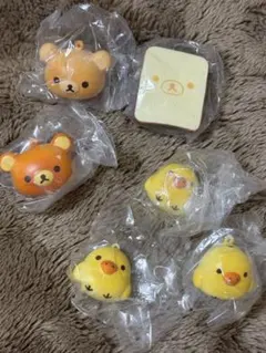 リラックマ ふわふわ！リラックマパンマスコット キイロイトリパン