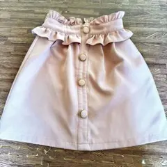 ミニスカート　台形スカート　M