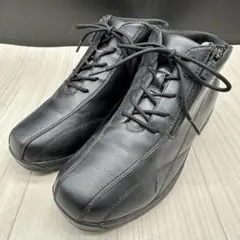 【YONEX】 ヨネックス スニーカー 23 レザー サイドジップ ブラック