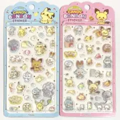 【韓国限定】ポケピース ポケモン 3Dシール 2種セット