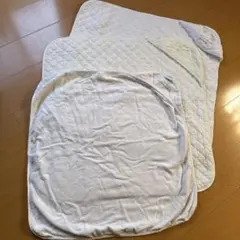 ワコール　西松屋　ホワイト　イエロー　キルティング　タオル地おくるみ　3枚セット