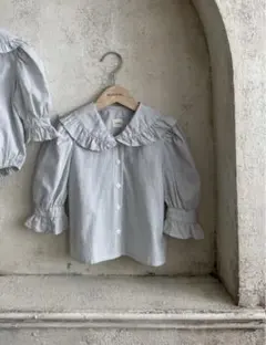 【新品未使用】monbebe モンベベ　ストライプブラウス　韓国子供服