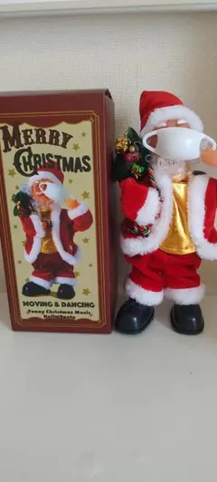 【希少・動作確認済・箱付】リズミカルドールサンタ ダンシングサンタ　レア 希少・動作確認済・箱付】リズミカルドールサンタ ダンシングサンタ