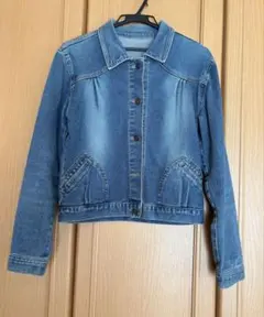 Gジャン　デニムジャケット　ブルー　L