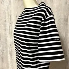 SAINT JAMES　ピアリック　バスクシャツ　フランス製　ボーダー　黒×白