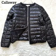 【極美品】Callaway ダウンジャケット インナーダウン ダブルジップ 黒