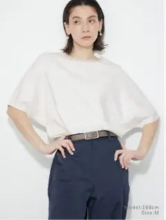 PLST 2025年 UVカットレーヨンブレンドシアーネックセーターのサムネイル